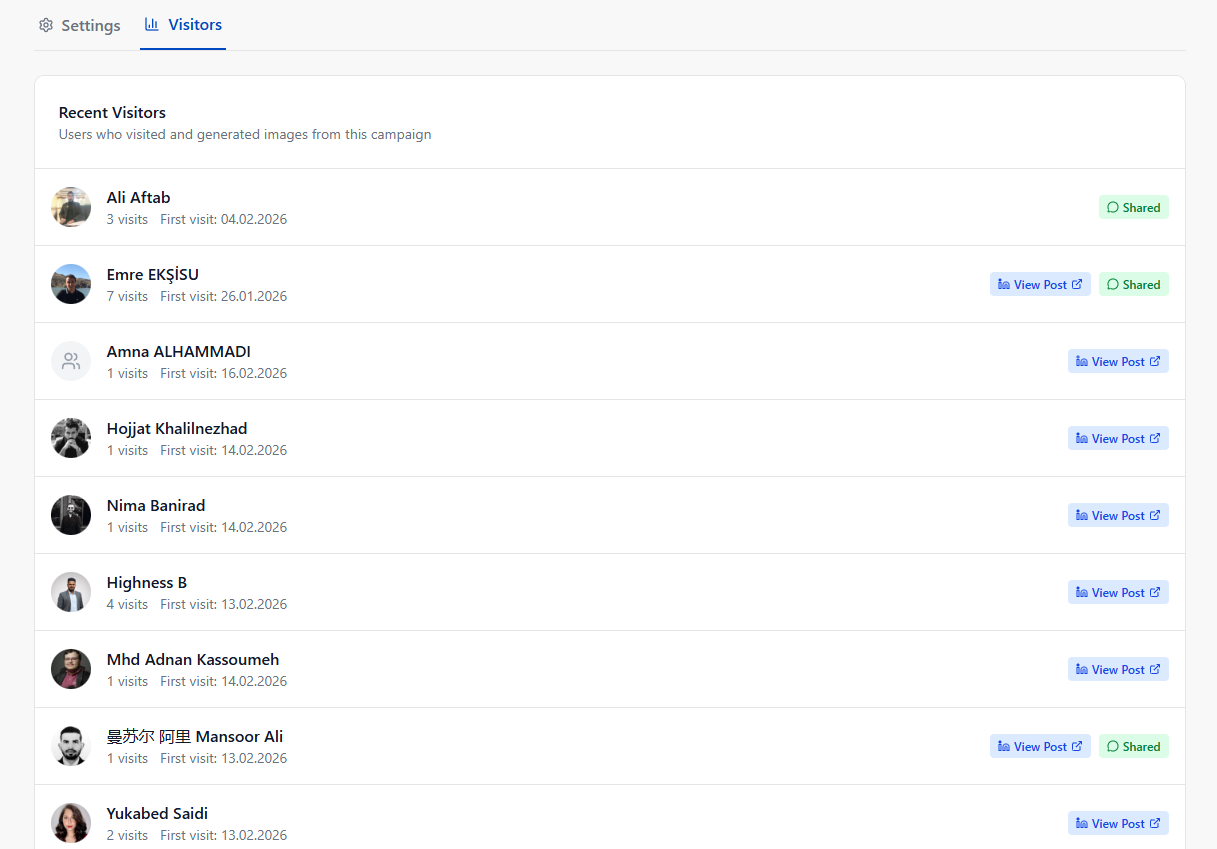 Real-Time Campaign Analytics and Visitor Tracking Dashboard