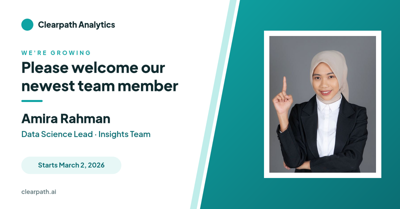 New Hire Announcement LinkedIn Banner – Teal