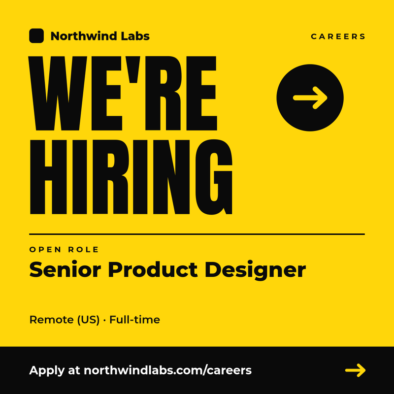 Bold Yellow We're Hiring Instagram Post