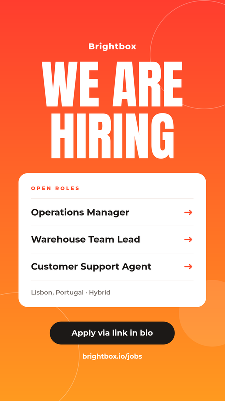 We Are Hiring Instagram Story