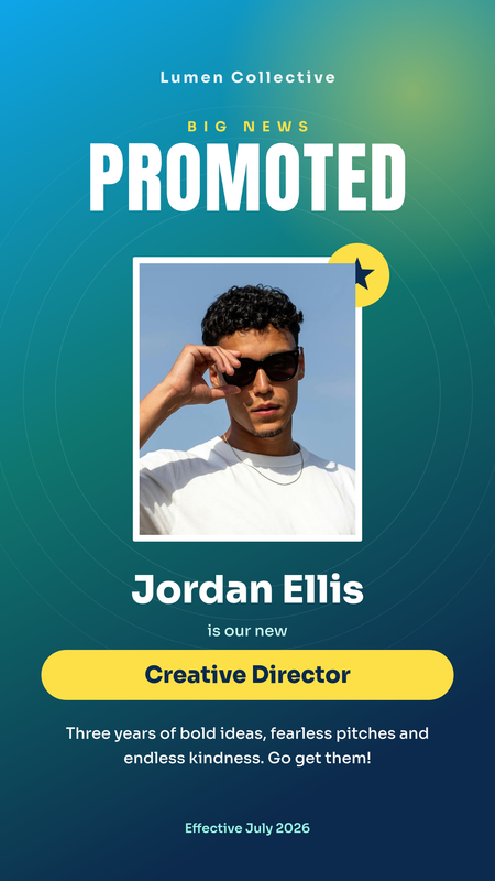 Promoted Instagram Story Template