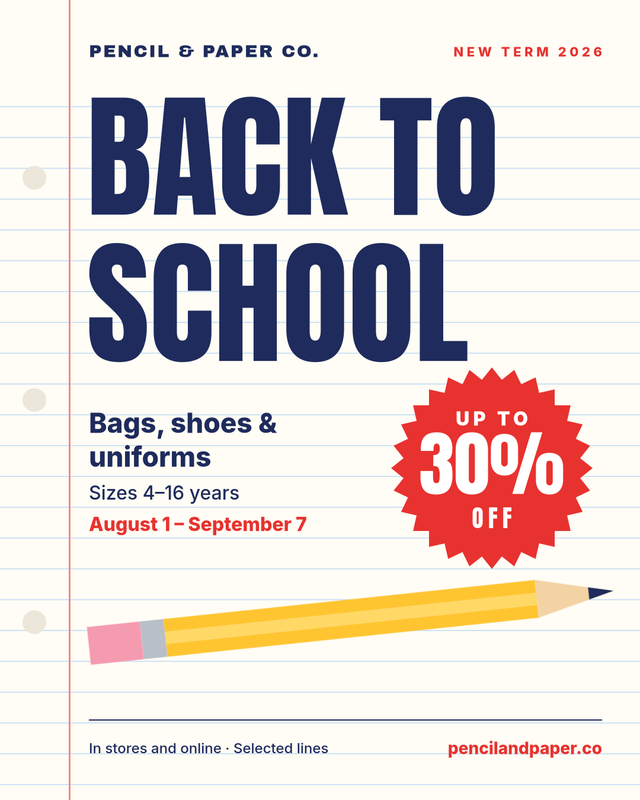 Back to School Sale Poster