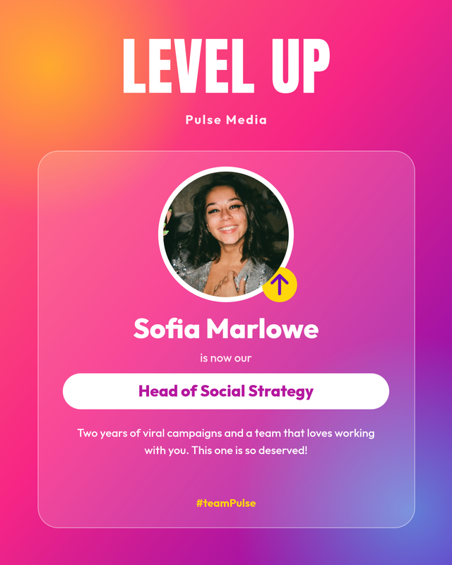 Vibrant Gradient Promotion Instagram Post