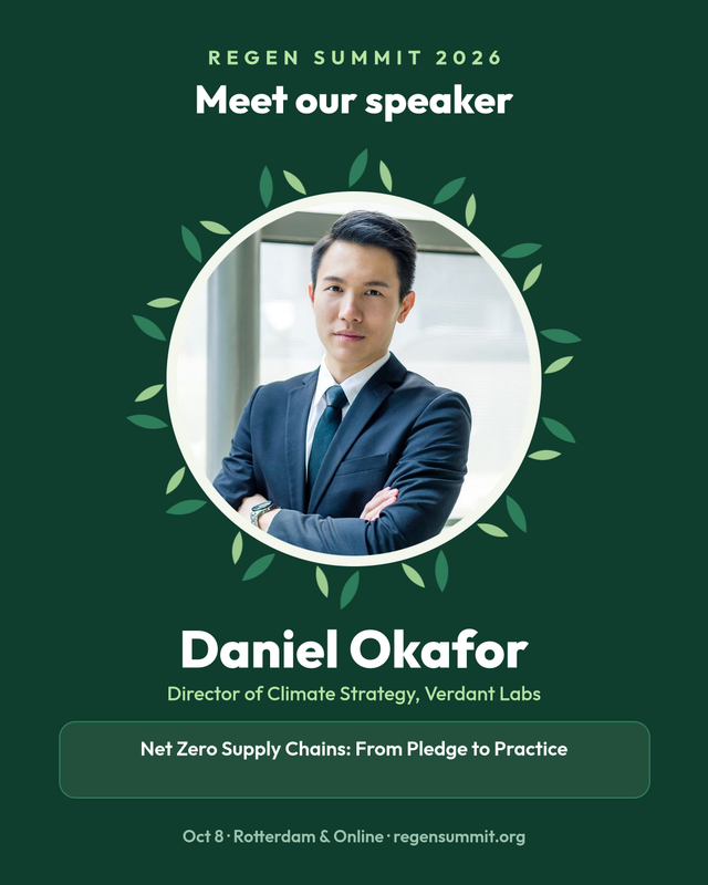 Green Sustainability Summit Speaker Post